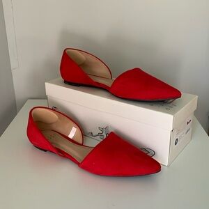 A New Day red flats, size 8.5